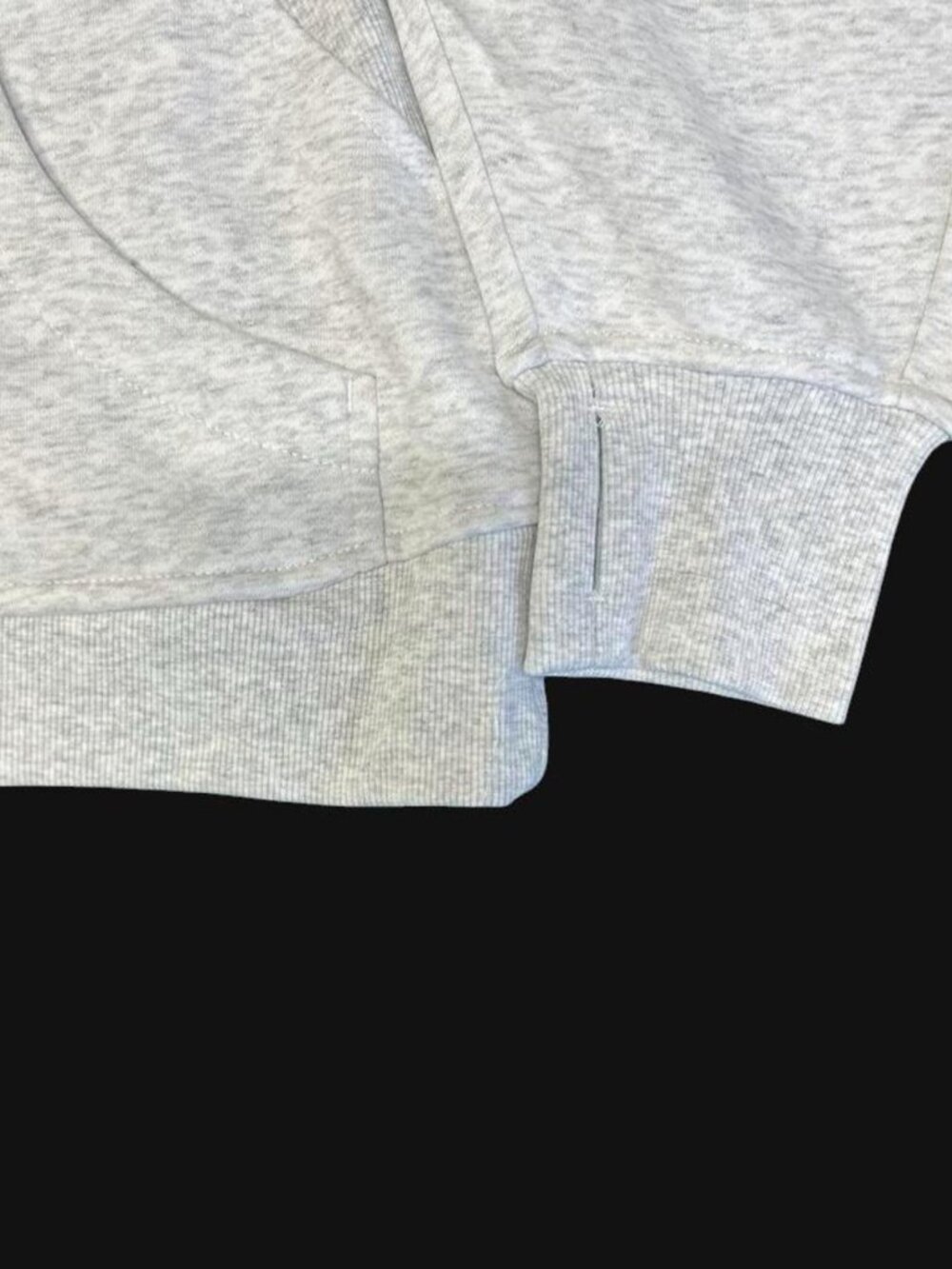 Lululemon Gray Half Zip Pullover Size 8 - Picture 6 of 6